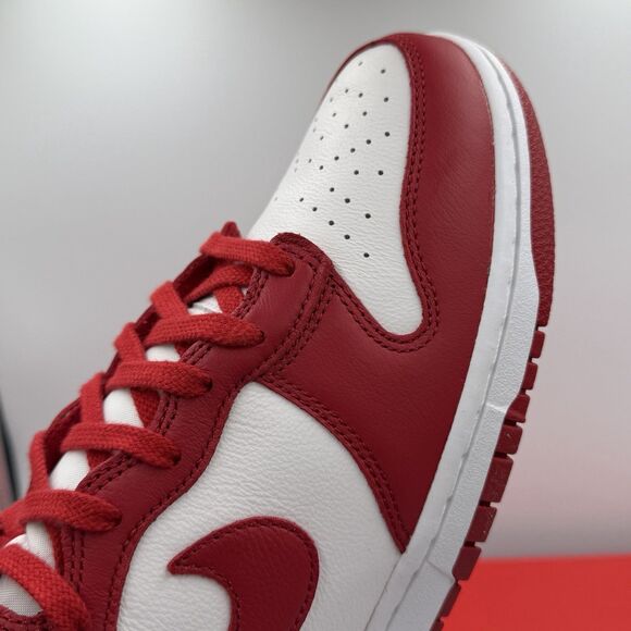 Nike Dunk High Retro SE St John\'s White Red Sneakers HF3143-101 Men\'s Size 11 main image 10